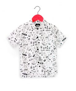 Camisa para niños con diseño de Rock . Tallas de 2 a 6 años