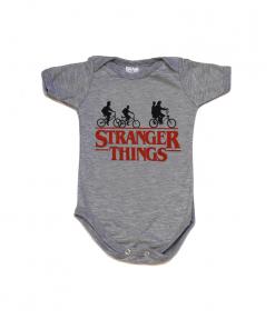 Bodie para bebe con diseño de Stranger things. tallas de 3 a 12 meses