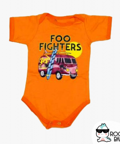 Bodie para bebe con diseño de foo fighters