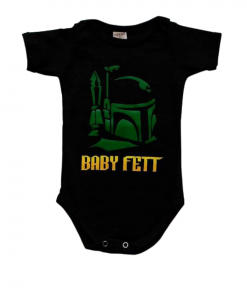 Bodie para bebe con diseño de baby fett