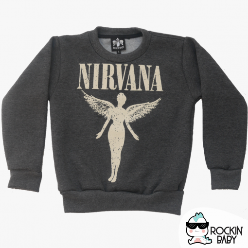 Polera de niños con diseño de Nirvana