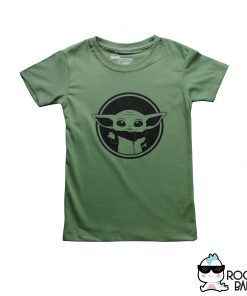 Polo manga corta Rockin baby con imagen de baby yoda