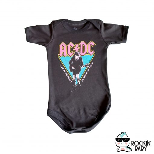 bodie rockin baby con diseño de ac/dc