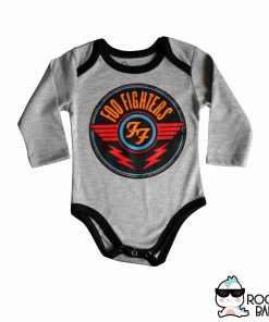 Bodie Rockin baby con diseño de foo fighters