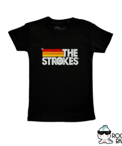 Polo negro manga corta  Strokes