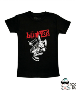 Polo manga corta Blink 182 color negro